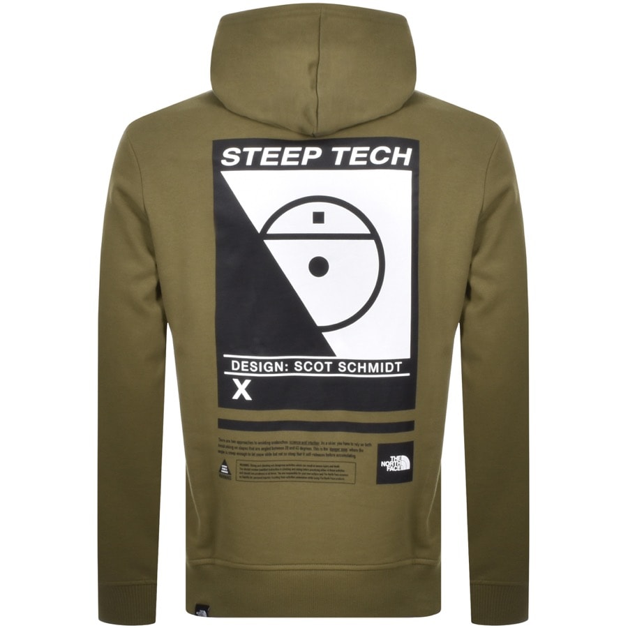 Alternative Image for ProductThe North Face Steep Tech Logo Hoodie Green2